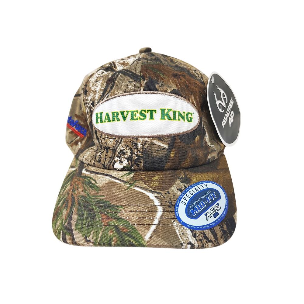 New Realtree Hat Mid Fit Camo US Autoforce Harvest King Tires Trucker Adjustable